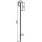 Barrier tape holder | 1.20 m |  12 mm